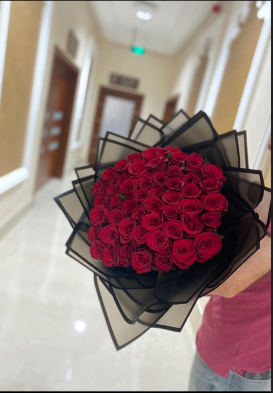 50 Red Roses Bouquet