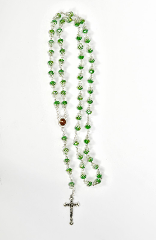 Crystal beads rosary 278