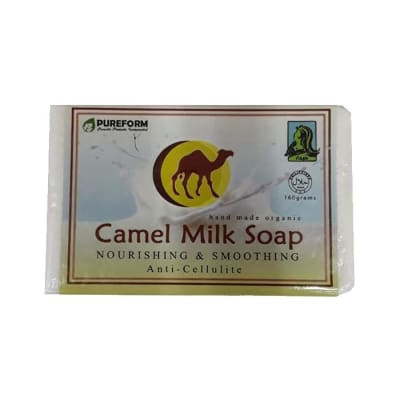 Pureform Nourishing and Smoothing Anti-Cellulite Camel Milk Soap - 160 gm