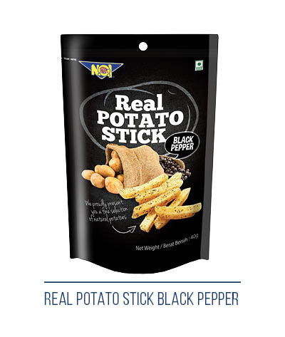 NOI REAL POTATO STICKS BLACK PEPPER 100G