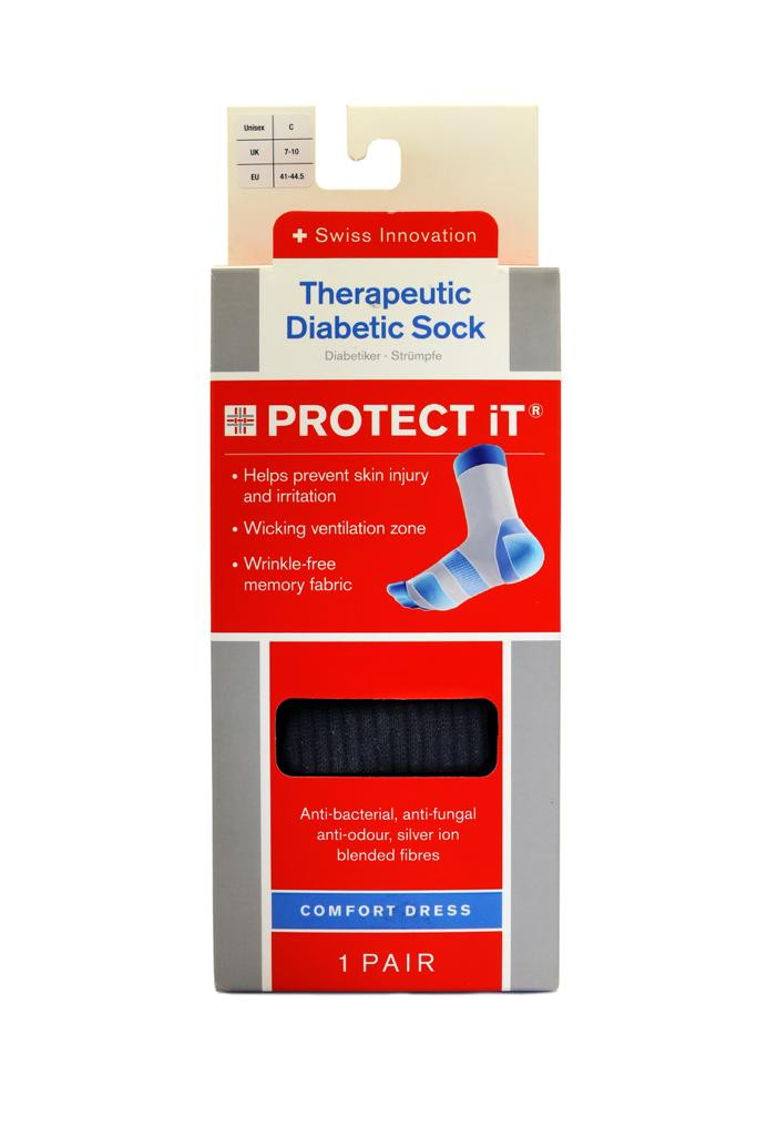 PROTECT IT THERAPEUTIC DIABETIC SOCK- COMFORT DRESS