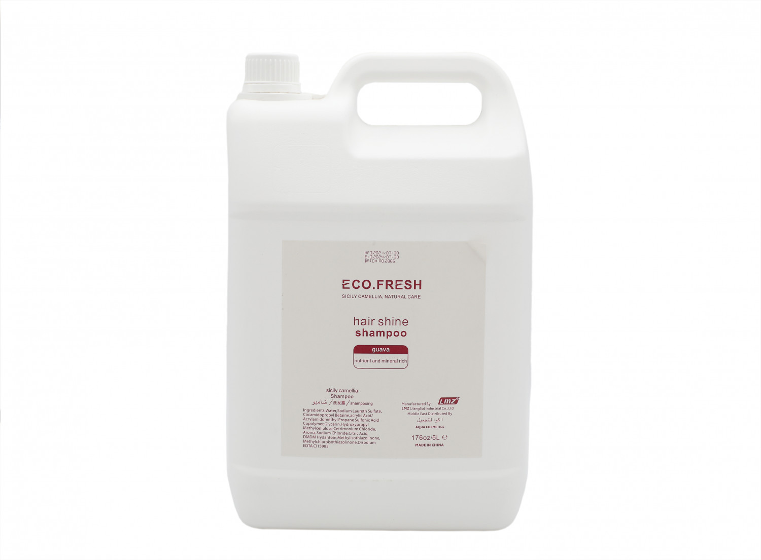 835-Sicily Camellia Hair Shampoo 5Ltr/Can