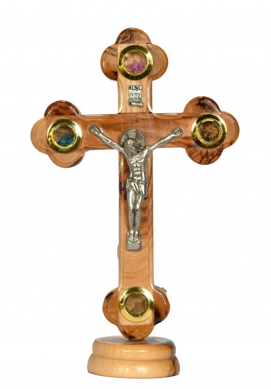 Flower olives wood on stand 240