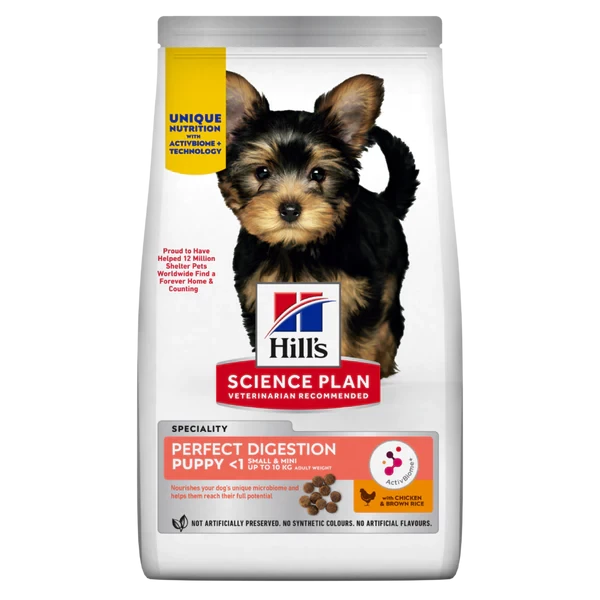 Hill’s Science Plan PERFECT DIGESTION SMALL & MINI PUPPY DRY FOOD (1.5kg)