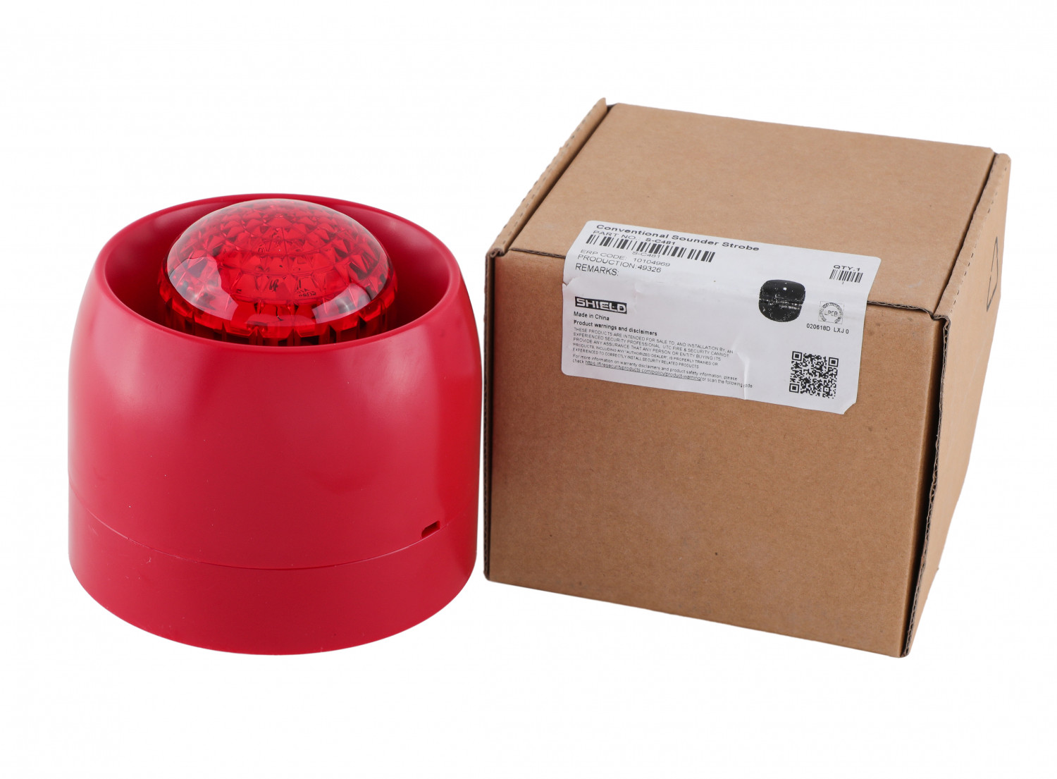 SOUNDER WITH FLASHER / CONVENTIONAL SOUNDER WITH STROBE SHEILD SC481