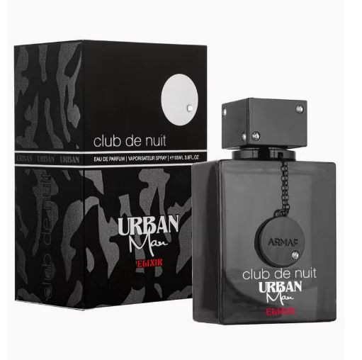 Armaf Perfume Club De Nuit Urban Elixir Man Eau De Parfum 105ml For Him, Black, Perfumes for Men