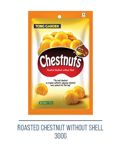 TONG GARDEN ORGANIC CHESTNUTS WITHOUT SHELL 120G