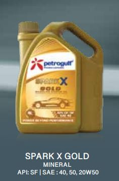 SPARK X GOLD Mineral Gasoline Engine Oil
