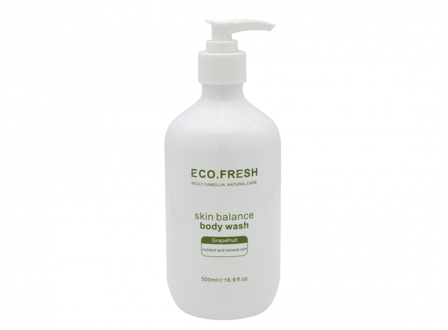 686-Sicily Camellia by Eco. Fresh Body Wash 500ml in bottle.