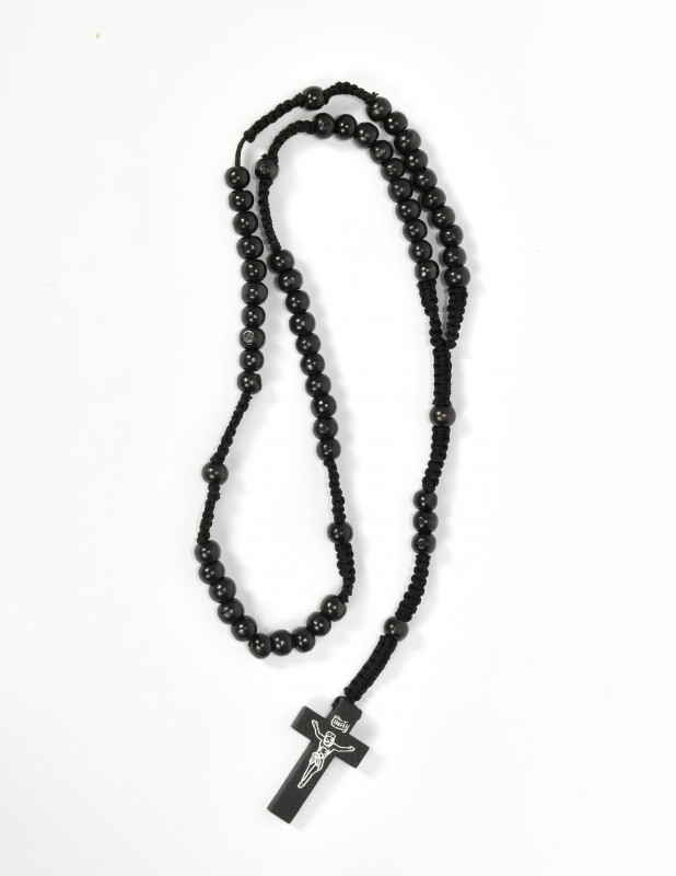 Black Wood Rosary 276
