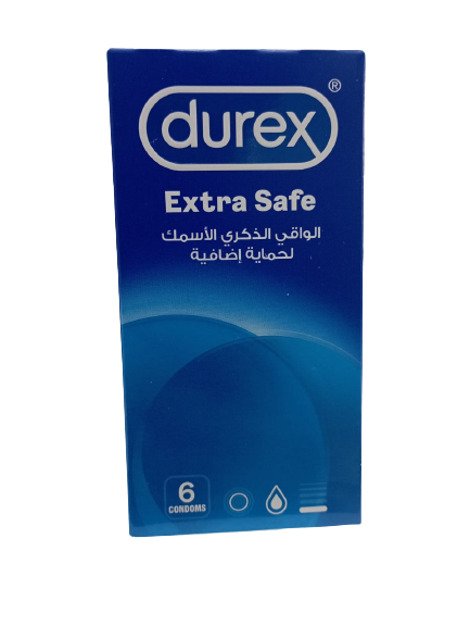 Durex Extra Safe 6 Condoms by Dar Al Kalimah Pharmacy