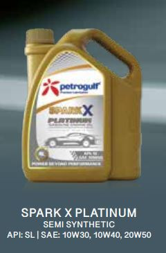 SPARK X PLATINUM Semi Synthetic Gasoline Engine Oil
