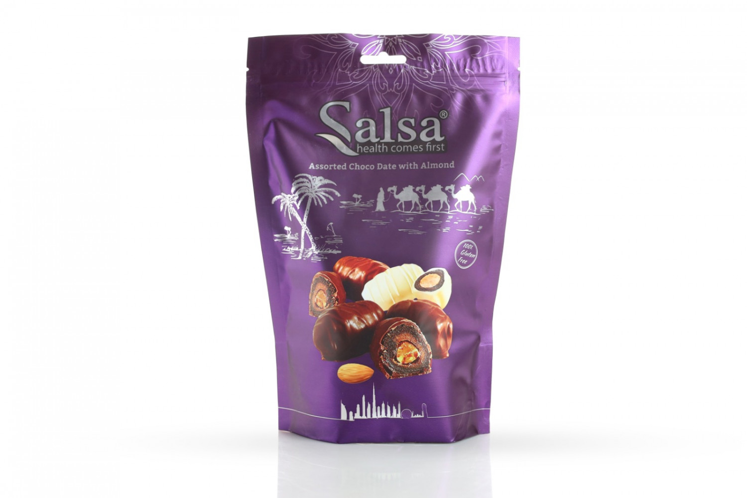 Salsa Assorted choco dates with Almonds