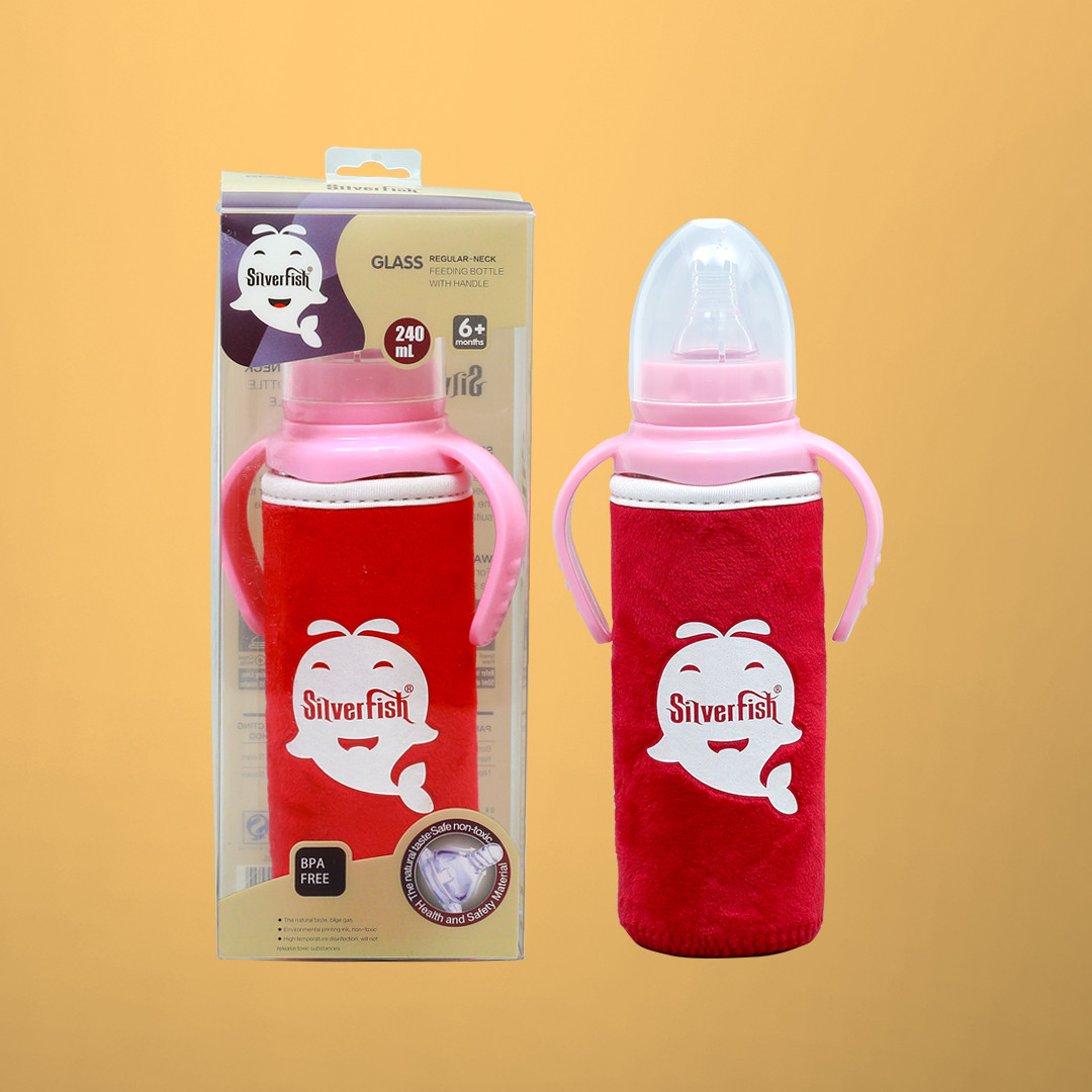 Concord Silverfish Baby feeding bottle - Glass 240 ml