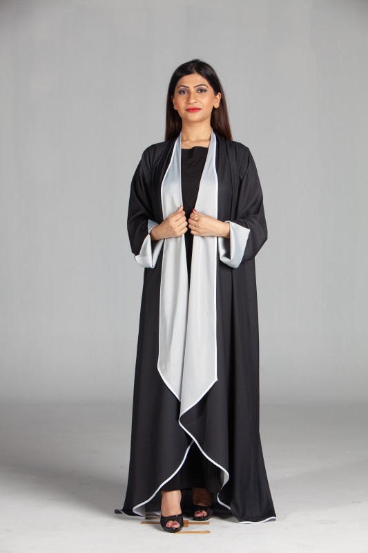 Double shaded fashion abaya for women. AB1011