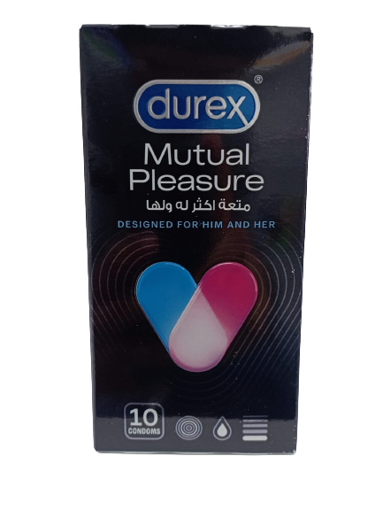 Durex Mutual Pleasure Designed for Him and Her by Dar Al Kalimah Pharmacy 10 Condoms